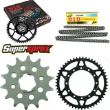 Kettensatz Stahl für: HONDA CL250 SC 82-83 14-51-106 DID520NZ Clip