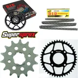 Chain Kit - Steel - for: HONDA CB250 RSA [4 x Ø10.5mm] 80-84 14-44-098 DID520NZ Clip