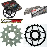 Kettensatz Stahl für: HONDA CB250 RSA [4 x Ø10.5mm] 80-84 14-44-098 DID520ZVM-X Endlos