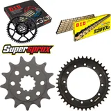Kettensatz Stahl für: HONDA NX250 88-93 13-41-102 DID520VX3(G&B) Endlos