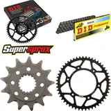 Kettensatz Stahl für: HONDA CRF450 X 05-15 13-51-120 DID520 Clip