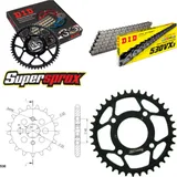 Chain Kit - Steel - for: HONDA CB350 F 73-76/CB400 F 74-79 17-38-096 DID530VX3 rivet