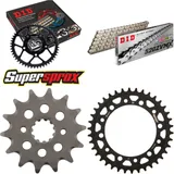 Kettensatz Stahl für: HONDA CBR250 R 11-14/CBR250 R ABS 11-15 14-38-108 DID520ZVM-X(S&S) Niet