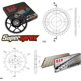 Kettensatz Stahl für: HONDA CM400 T 79-80 16-35-102 DID530ZVM-X(S&S) Niet