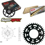 Kettensatz Stahl für: HONDA CB450 N 84-86 16-36-100 DID530ZVM-X(G&G) Niet