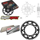 Kettensatz Stahl für: HONDA CBF500 04-08/CBF500 ABS 04-08 15-41-116 DID525ZVM-X(S&S) Niet