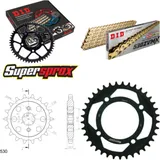 Kettensatz Stahl für: HONDA CB550 F 75-78 17-37-100 DID530ZVM-X(G&G) Niet
