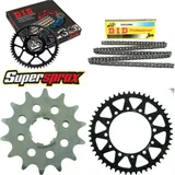 Kettensatz Stahl für: HONDA XR600 R 88-90 14-50-112 DID520NZ Clip
