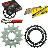 Kettensatz Stahl für: HONDA XR600 R [DE] 91-00 14-45-110 DID520VX3(G&B) Clip