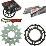 Kettensatz Stahl für: HONDA XR600 R [FR] 91-00 14-48-110 DID520ZVM-X Niet