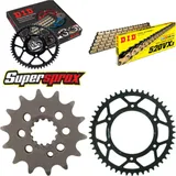 Chain Kit - Steel - for: HONDA XR650 R 00-07 14-48-110 DID520VX3(G&B) rivet