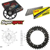 Kettensatz Stahl für: HONDA XL600 RM/LM 85-87 15-40-106 DID520VX3 Endlos