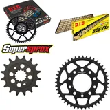 Kettensatz Stahl für: HONDA VT600 C Shadow 89-07 16-44-120 DID525VX3(G&B) Niet