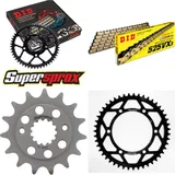 Kettensatz Stahl für: HONDA XL600 V Transalp 89-99/XL700V / 15-47-118 DID525VX3(G&B) Niet