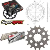 Kettensatz Stahl für: HONDA CB600 F Hornet /S 07-13/CB600 F 16-43-118 DID525ZVM-X(S&S) Endlos