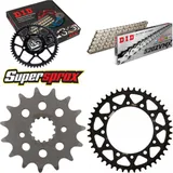 Kettensatz Stahl für: HONDA NX650 Dominator 89-90 15-45-108 DID520ZVM-X(S&S) Endlos