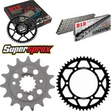 Chain Kit - Steel - for: HONDA Transalp 650 00-07 15-48-118 DID525ZVM-X rivet