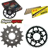 Kettensatz Stahl für: HONDA XRV750 Africa Twin 90-92 16-46-124 DID525VX3(G&B) Clip