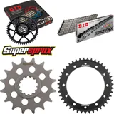Kettensatz Stahl für: HONDA VFR800 F Interceptor 07-10 16-43-110 DID525ZVM-X Endlos