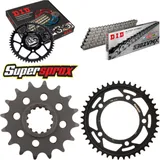 Kettensatz Stahl für: HONDA CB900 Hornet /S 02-06 16-43-114 DID530ZVM-X Endlos
