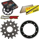 Kettensatz Stahl für: HONDA CB1000 R 08-15/CB1000 R /ABS 08 16-44-116 DID530VX3(G&B) Niet