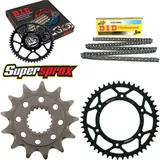 Kettensatz Stahl HM CRE250 Enduro 03-03/CRE450 F Endur 13-47-112 DID520NZ Clip