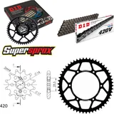 Chain Kit - Steel - APR/for: DERBI RS50 Extrema /Replica 06-11 11-53-132 DID420V Clip