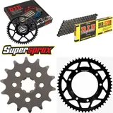 Kettensatz Stahl für: DERBI/GILERA Senda SM 1 50 00-01/Send 14-53-130 DID420D Clip