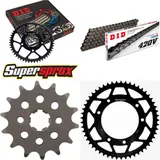 Chain Kit - Steel - for: DERBI/GILERA Senda SM 1 50 00-01/Send 14-53-130 DID420V Clip