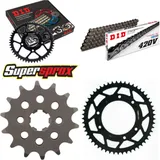 Chain Kit - Steel - for: DERBI Senda SM DRD 50 02-05 14-53-130 DID420V Clip