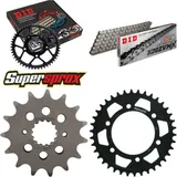 Kettensatz Stahl für: DUCATI 600 Monster 94-94/750 Monster 15-38-098 DID520ZVM-X Niet