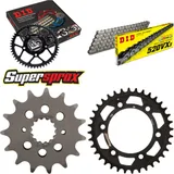 Kettensatz Stahl für: DUCATI 888 SP /SP4 /SPS 90-92/888 SP5 15-36-096 DID520VX3 Endlos
