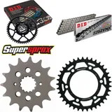 Kettensatz Stahl für: DUCATI 916 Monster S4 01-03 15-37-100 DID525ZVM-X Endlos