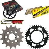 Kettensatz Stahl für: DUCATI 900 Monster 00-01 15-38-098 DID520VX3(G&B) Niet