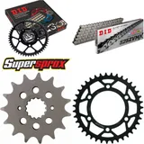 Chain Kit - Steel - for: DUCATI 1000 Biposto 07-10/1000 GT /To 15-39-102 DID525ZVM-X rivet