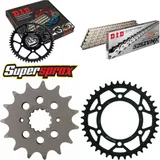 Chain Kit - Steel - for: DUCATI 1000 Biposto 07-10/1000 GT /To 15-39-102 DID525ZVM-X(S&S) rivet Chain Kit - Steel - for: DUCATI 1000 Biposto 07-10/1000 GT /To 15-39-102 DID525ZVM-X(S&S) rivet