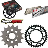 Kettensatz Stahl für: DUCATI Paul Smart 1000 06-06/Sport 10 15-38-100 DID525ZVM-X(S&S) Niet