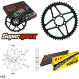 Kettensatz Stahl für: YAMAHA DT80 MX-S 84-85 13-41-108 DID428VX Niet
