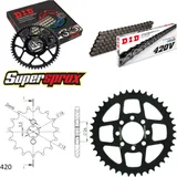 Chain Kit - Steel - for: YAMAHA DT80 MX 81-83 15-41-110 DID420V Clip