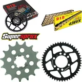 Kettensatz Stahl für: YAMAHA DT80 LC1 81-84 15-48-120 DID428VX(G&B) Clip
