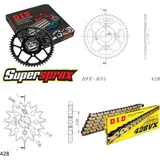 Chain Kit - Steel - for: YAMAHA TZR80 /R 95-10 15-46-136 DID428VX(G&B) endless