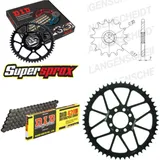 Chain Kit - Steel - for: MBK/YA X-Limit 50 [8 x Ø8.5] 97-01/DT 12-52-128 DID420D Clip