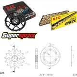 Kettensatz Stahl für: YAMAHA TZR125 /R [J] 80km/h 93-99 15-46-140 DID428VX(G&B) Clip