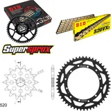Chain Kit - Steel - for: YAMAHA YZ125 95-95 13-50-114 DID520VX3(G&B) rivet Chain Kit - Steel - for: YAMAHA YZ125 95-95 13-50-114 DID520VX3(G&B) rivet