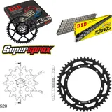 Kettensatz Stahl für: YAMAHA WR125 91-98/YZ125 97-98 13-48-112 DID520VX3 Endlos
