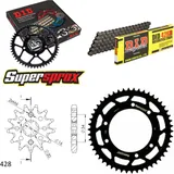 Chain Kit - Steel - for: YAMAHA XT125 R 05-13 14-50-128 DID428D Clip