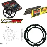 Kettensatz Stahl für: YAMAHA DT125 R 90-03/DT125 RE 04-06/D 16-57-134 DID428HD Clip