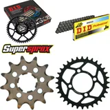 Kettensatz Stahl für: YAMAHA YFA125 Breeze 89-04/YFM125 Gri 12-32-074 DID520 Clip