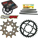 Kettensatz Stahl für: YAMAHA YFA125 Breeze 89-04/YFM125 Gri 12-32-074 DID520NZ Clip