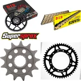Kettensatz Stahl für: YAMAHA WR250 F 01-04/WR250 F 07-15 13-50-114 DID520VX3(G&B) Endlos